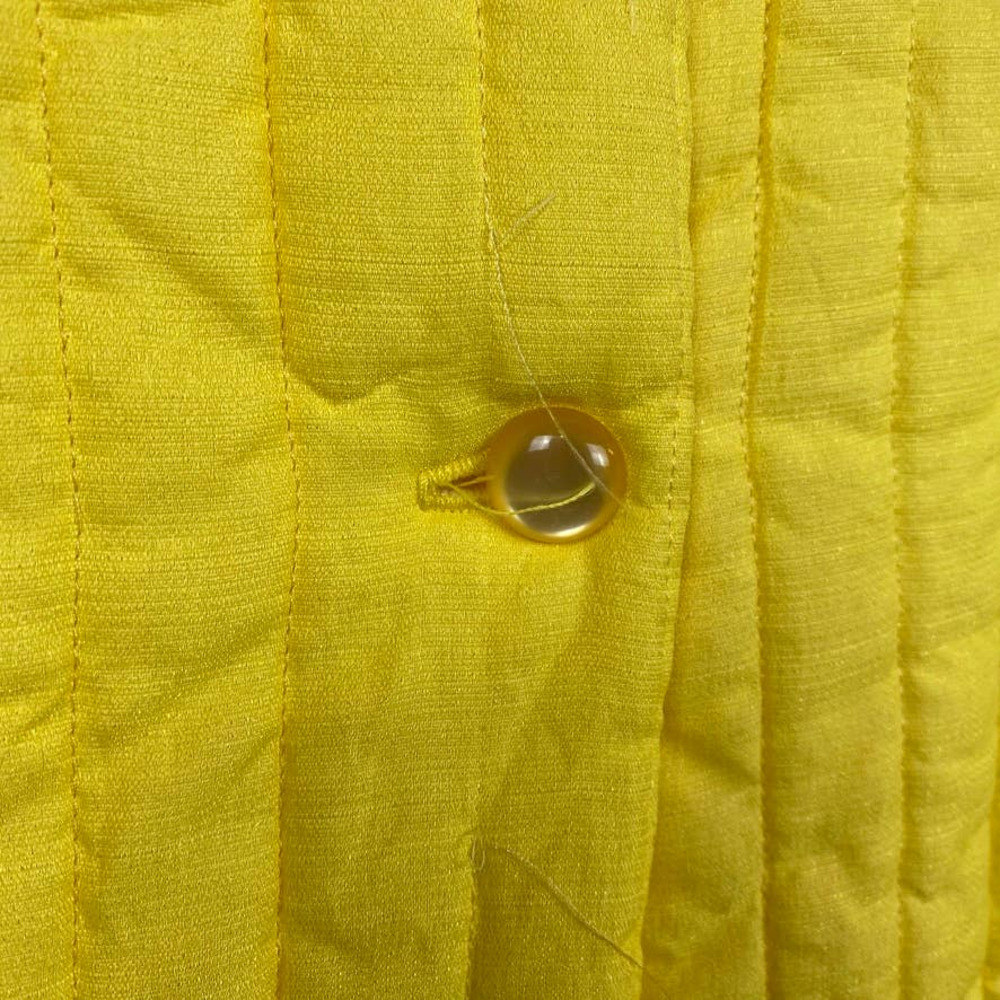 SEARS Yellow Quilted Housecoat Robe M VINTAGE - Picture 10 of 10
